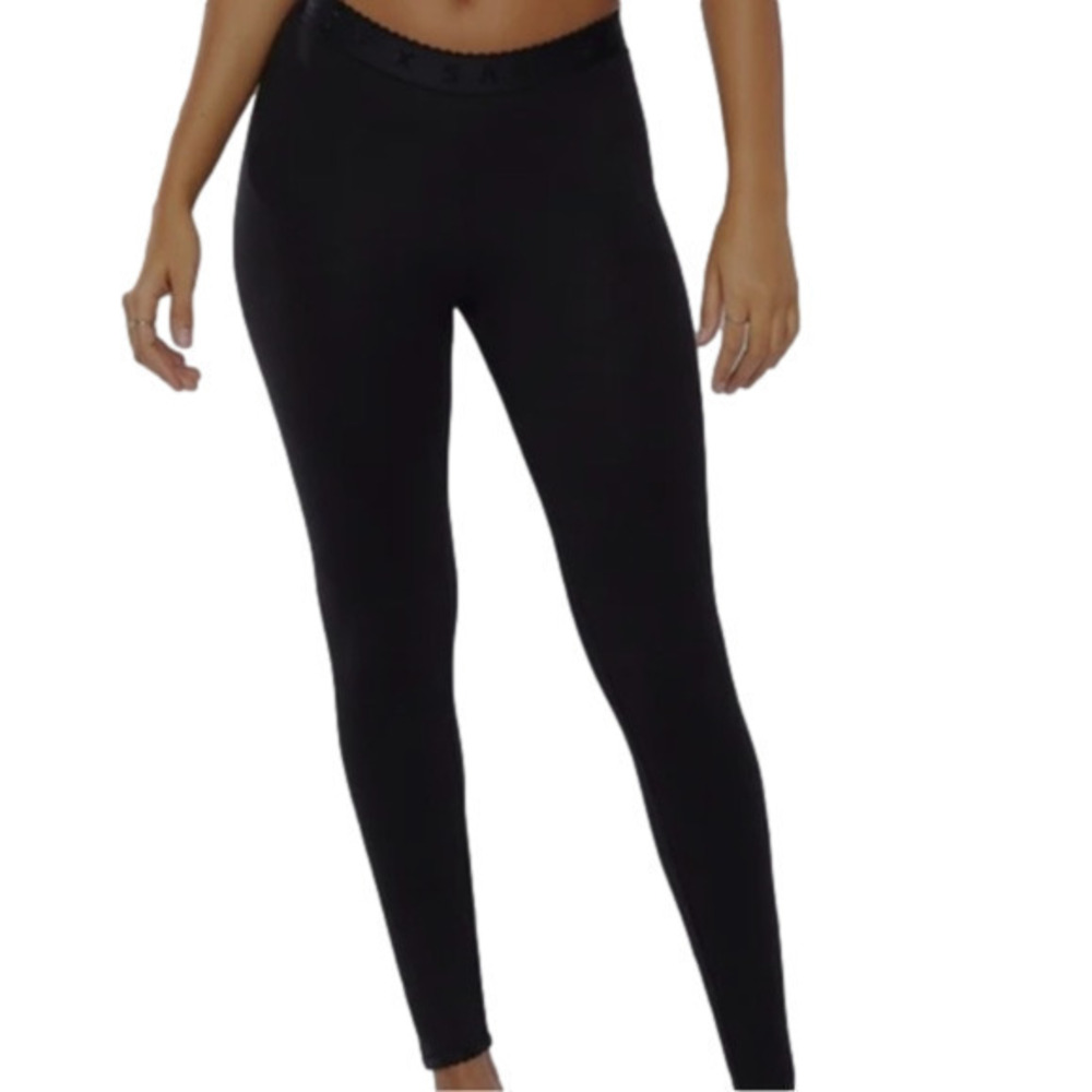 NWT: Savage X Fenty scalloped black leggings new w/ tags!Brand new, never worn S
